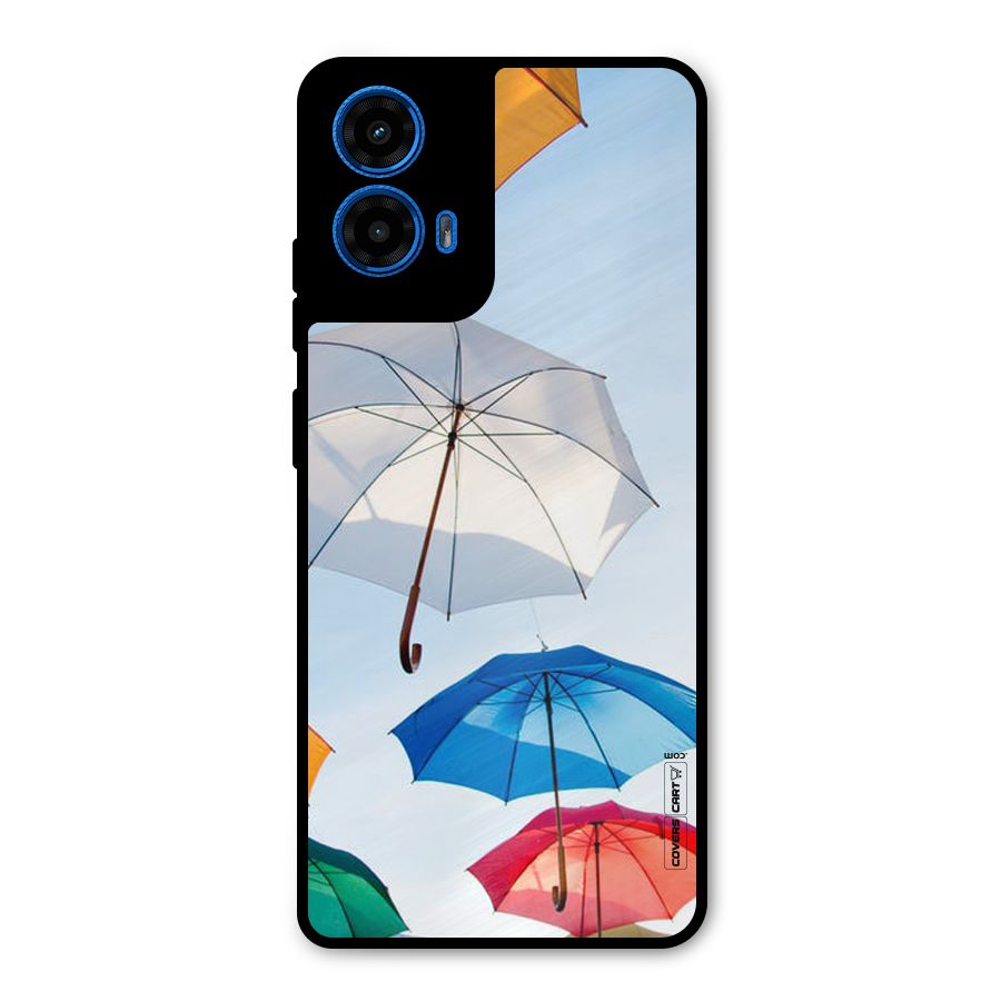 Umbrella Sky Metal Back Case for Moto G45