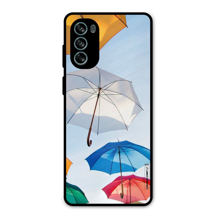 Umbrella Sky Metal Back Case for Moto G62
