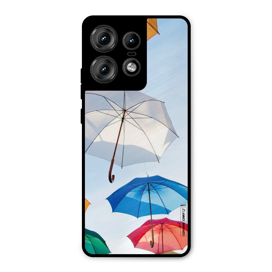 Umbrella Sky Metal Back Case for Motorola Edge 50 Pro