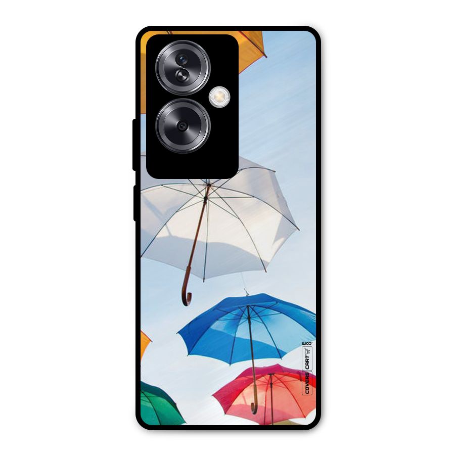 Umbrella Sky Metal Back Case for Oppo A79 5G