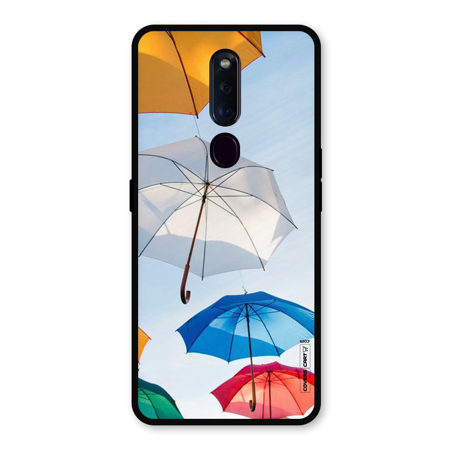 Umbrella Sky Metal Back Case for Oppo F11 Pro