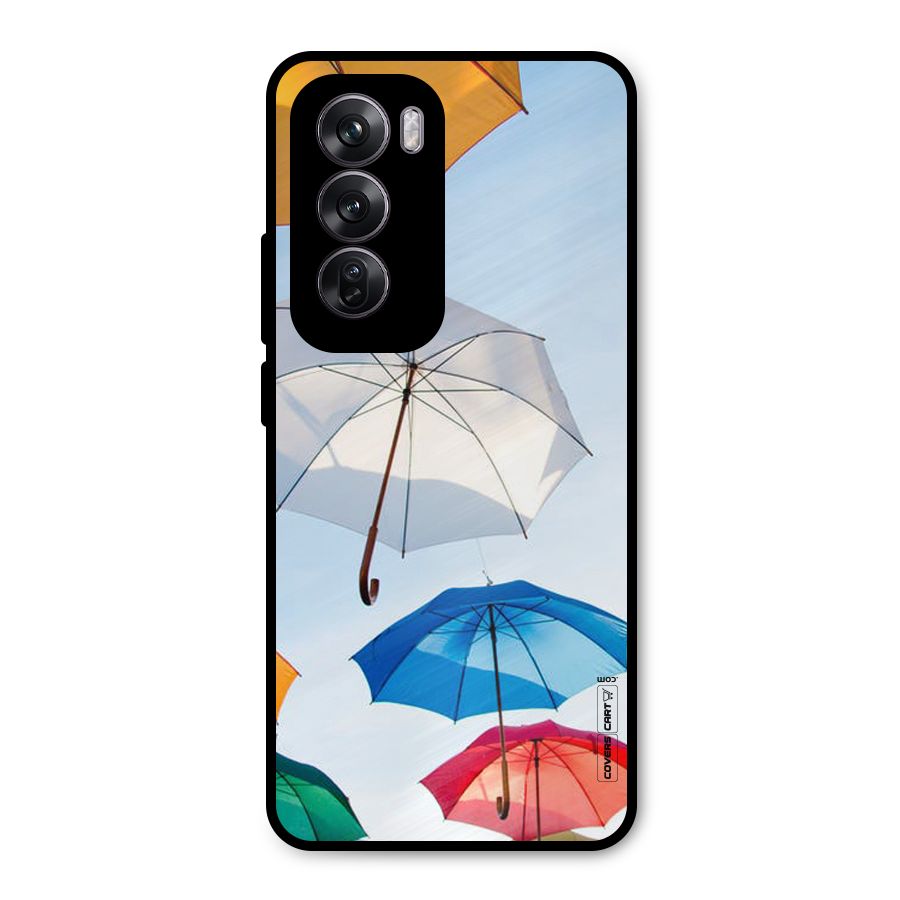 Umbrella Sky Metal Back Case for Oppo Reno12 Pro