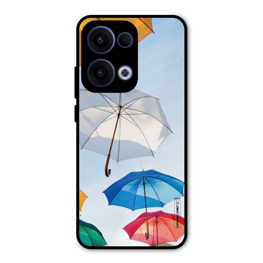 Umbrella Sky Metal Back Case for Oppo Reno13