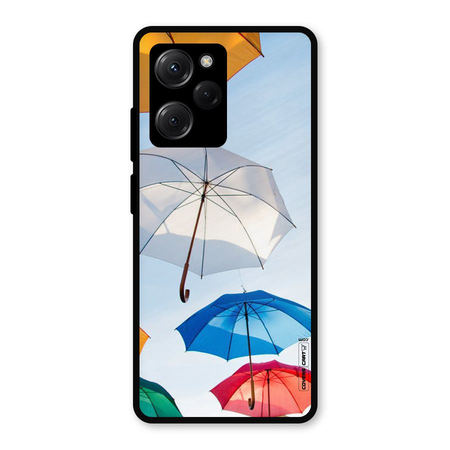 Umbrella Sky Metal Back Case for Poco X5 Pro