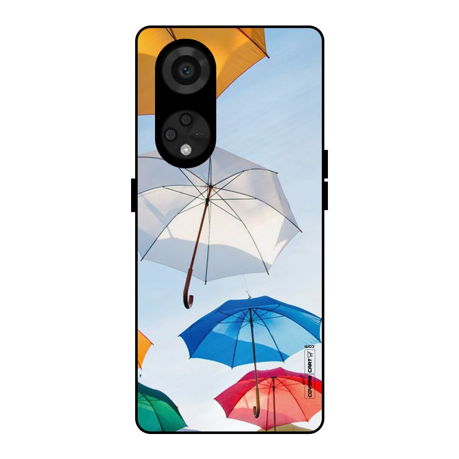 Umbrella Sky Metal Back Case for Reno8 T 5G