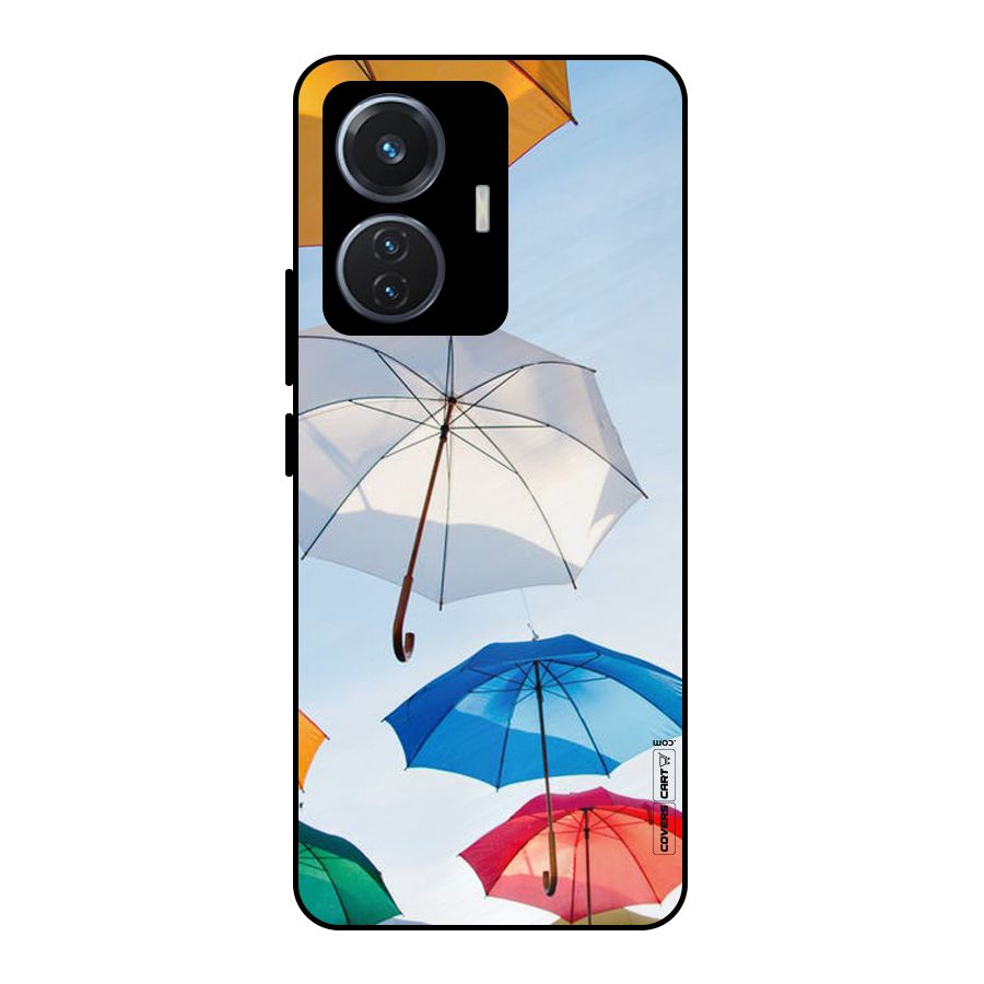 Umbrella Sky Metal Back Case for Vivo T1 44W