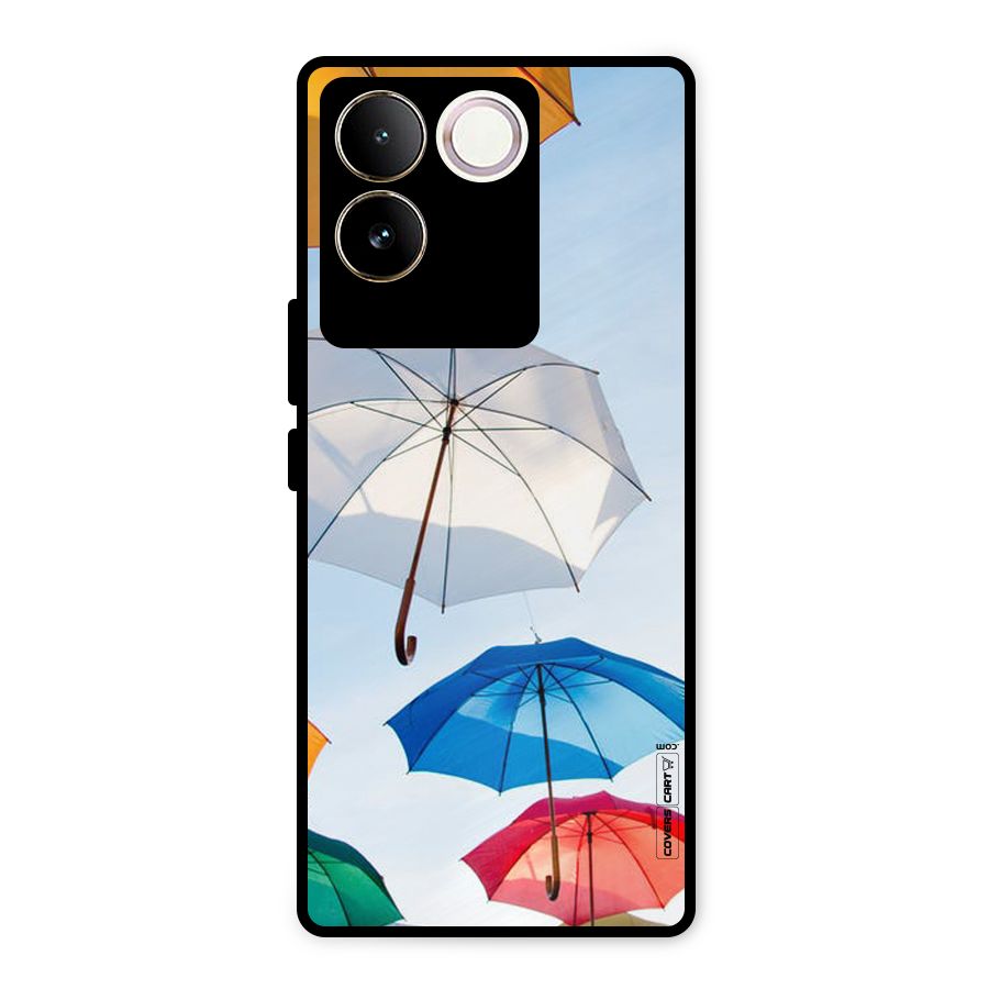 Umbrella Sky Metal Back Case for Vivo T2 Pro
