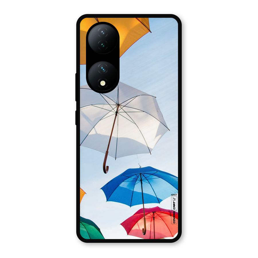 Umbrella Sky Metal Back Case for Vivo Y100a