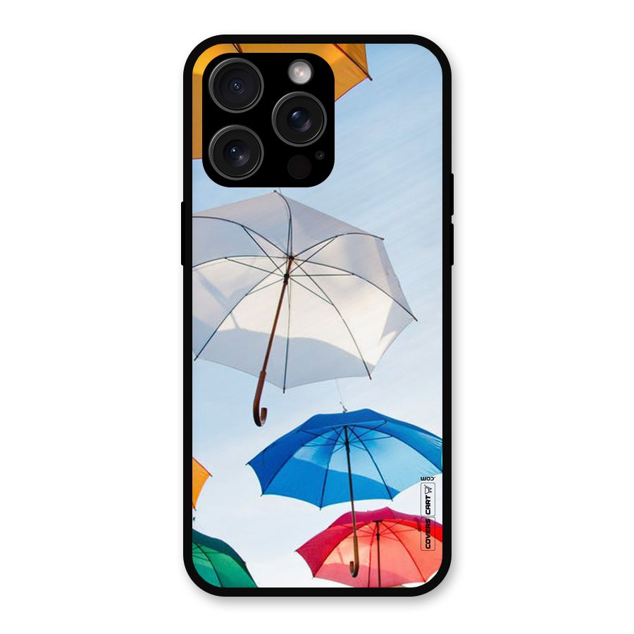 Umbrella Sky Metal Back Case for iPhone 15 Pro Max