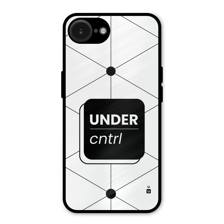 Under Control Metal Back Case for iPhone 16e