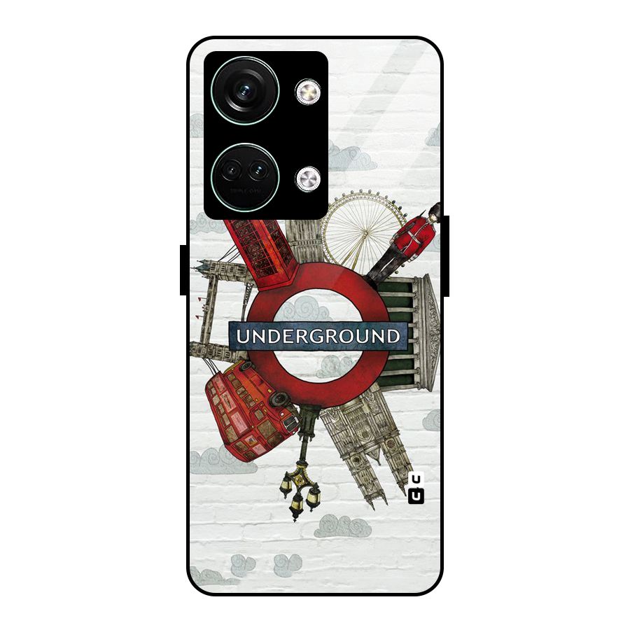 Underground Design Glass Back Case for Oneplus Nord 3
