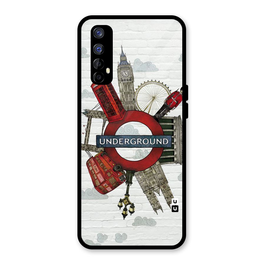 Underground Design Glass Back Case for Realme Narzo 20 Pro