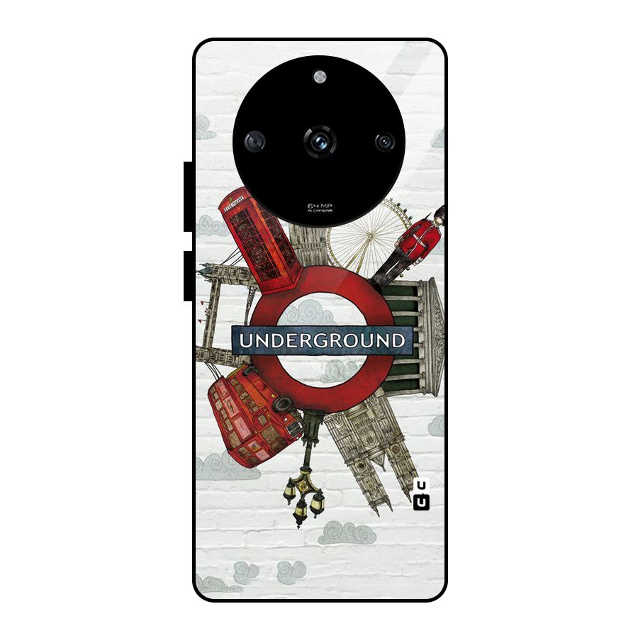 Underground Design Glass Back Case for Realme Narzo 60 5G