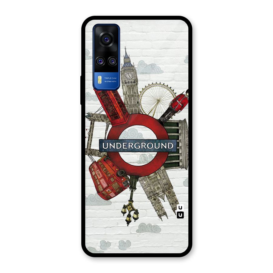 Underground Design Glass Back Case for Vivo Y31