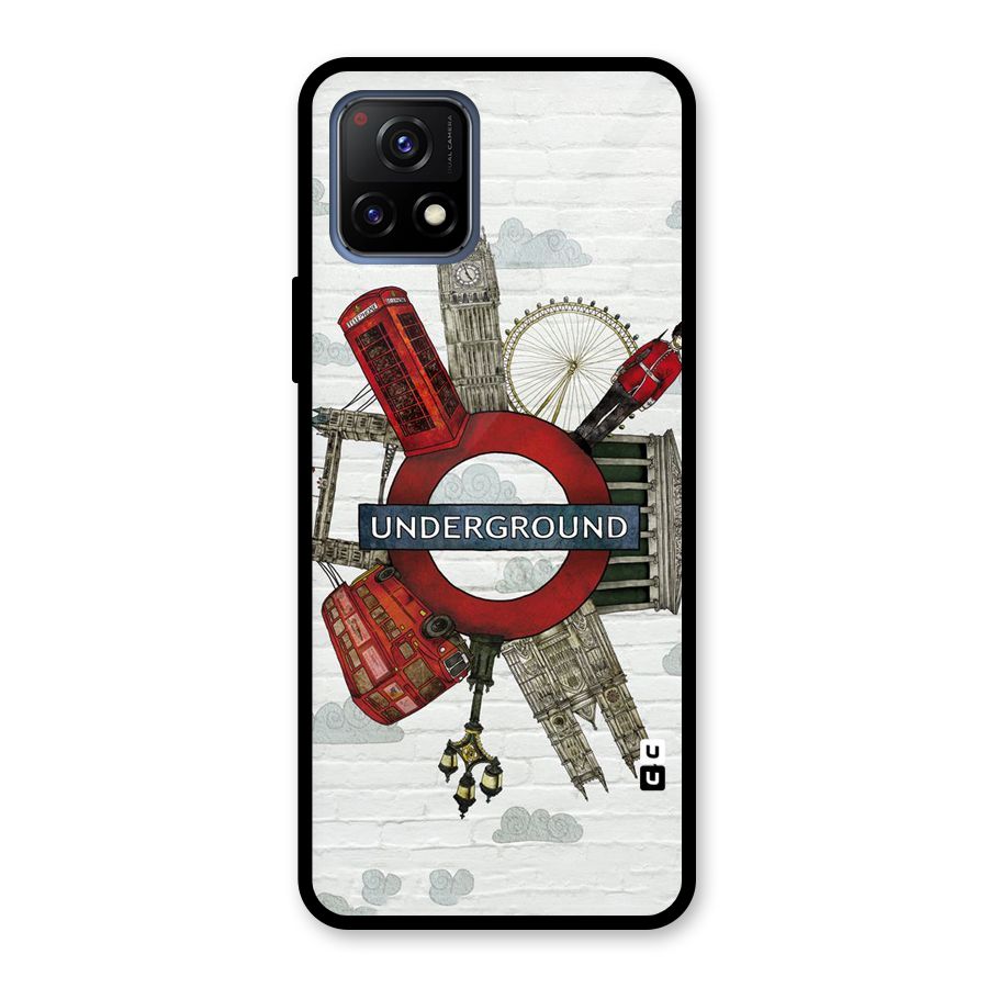 Underground Design Glass Back Case for Vivo Y72 5G