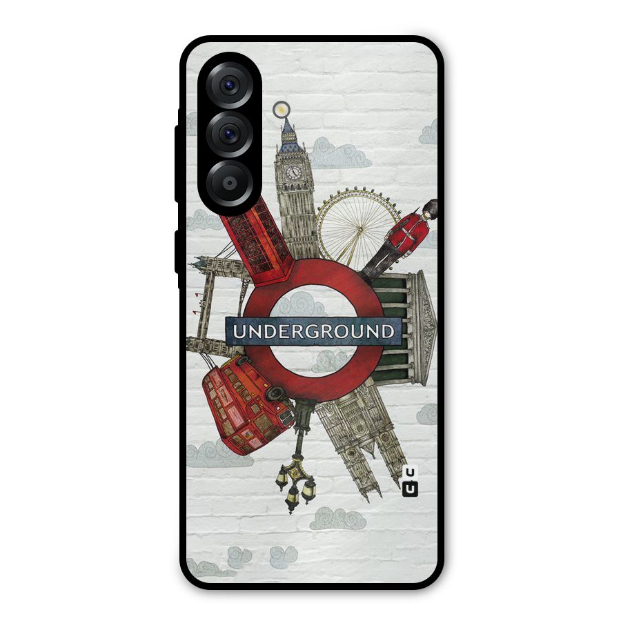 Underground Design Metal Back Case for Galaxy A36