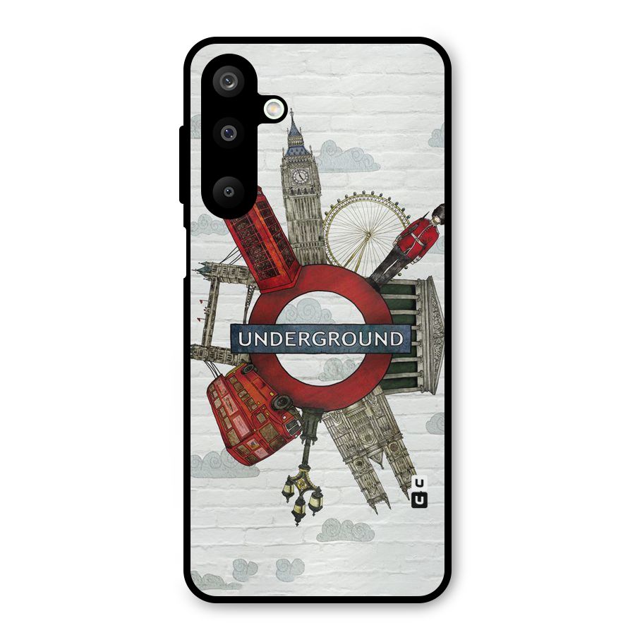 Underground Design Metal Back Case for Galaxy M16