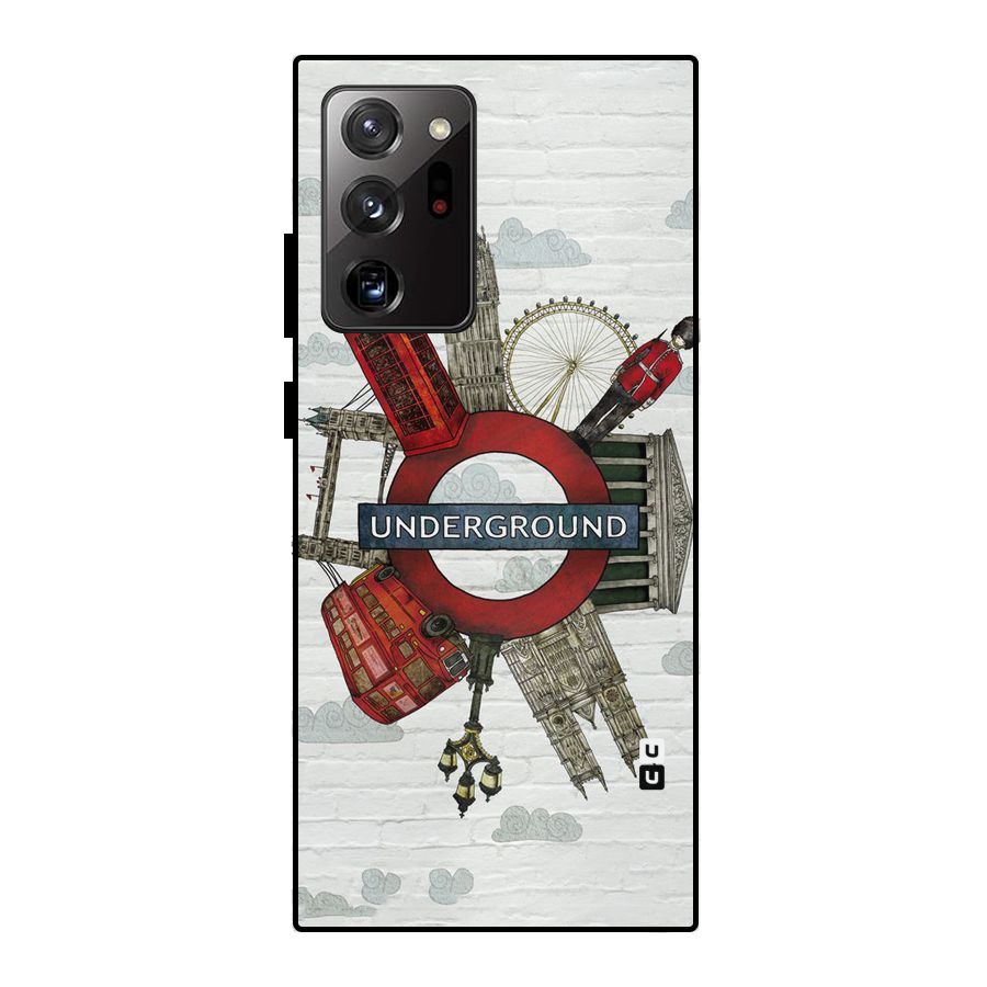 Underground Design Metal Back Case for Galaxy Note 20 Ultra