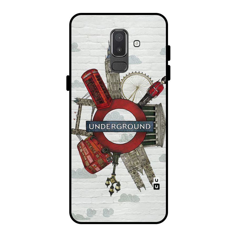Underground Design Metal Back Case for Galaxy On8 (2018)