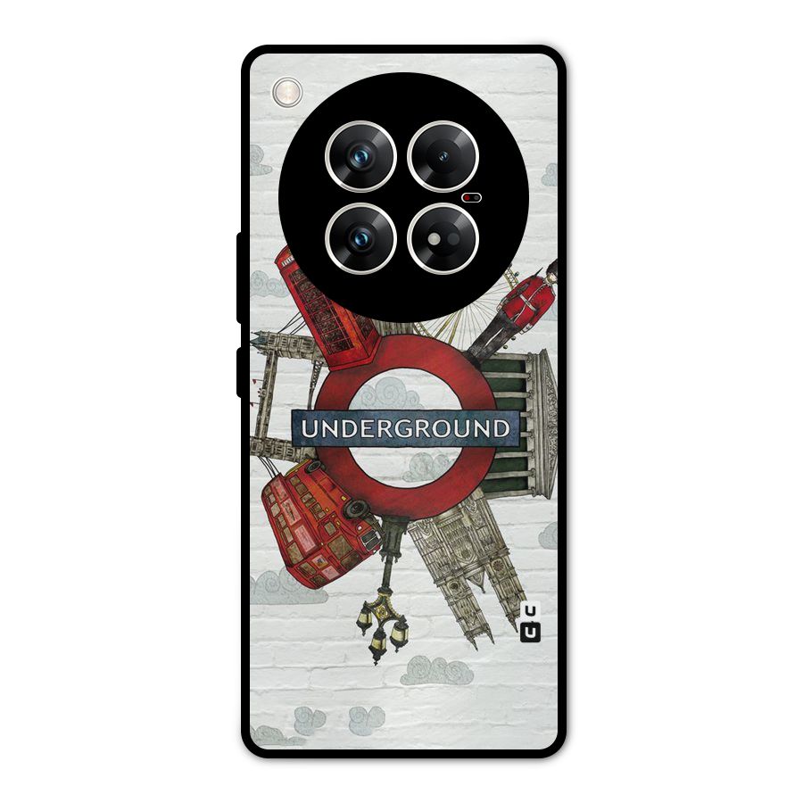 Underground Design Metal Back Case for Infinix Zero 40 5G