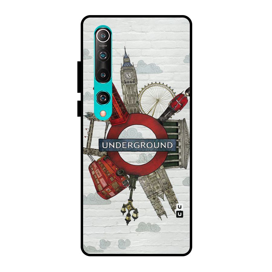 Underground Design Metal Back Case for Mi 10