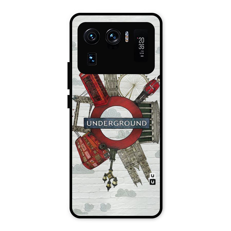Underground Design Metal Back Case for Mi 11 Ultra