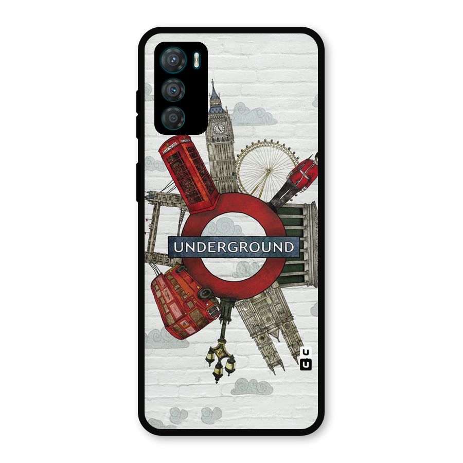Underground Design Metal Back Case for Moto G42