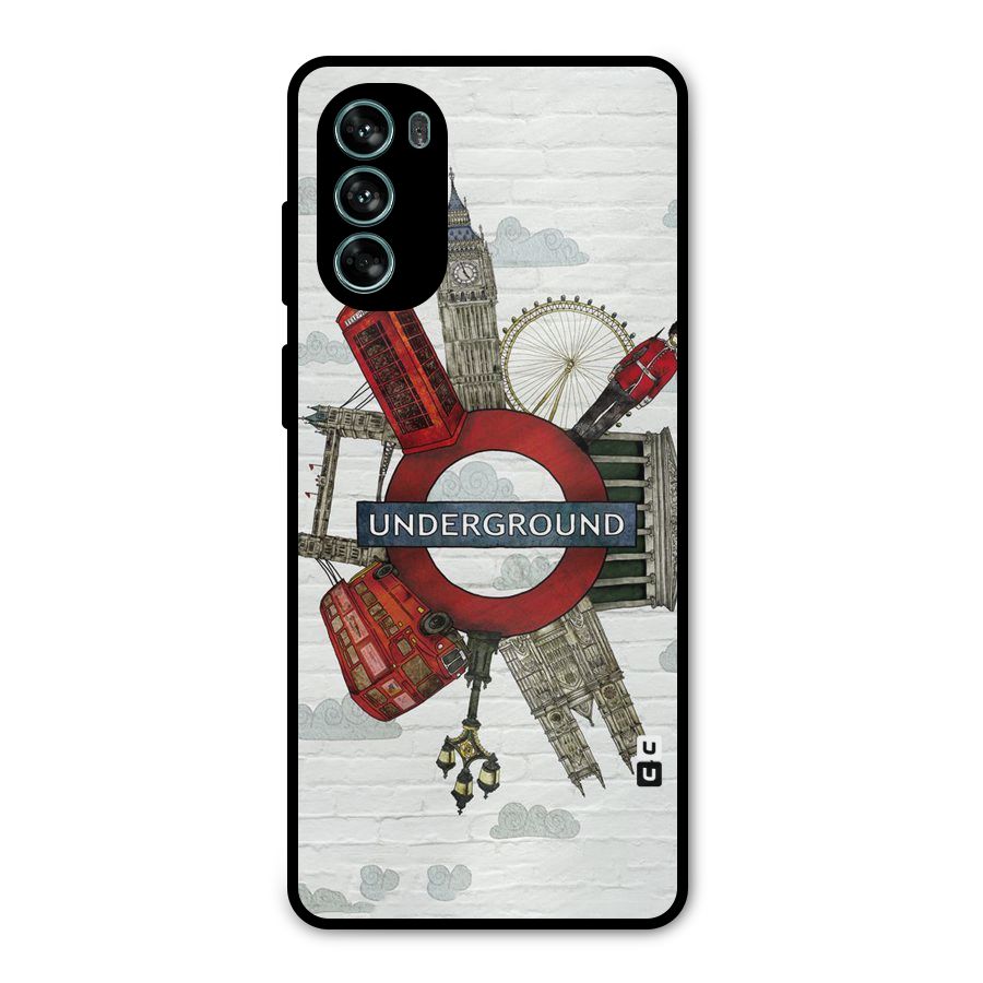 Underground Design Metal Back Case for Moto G62