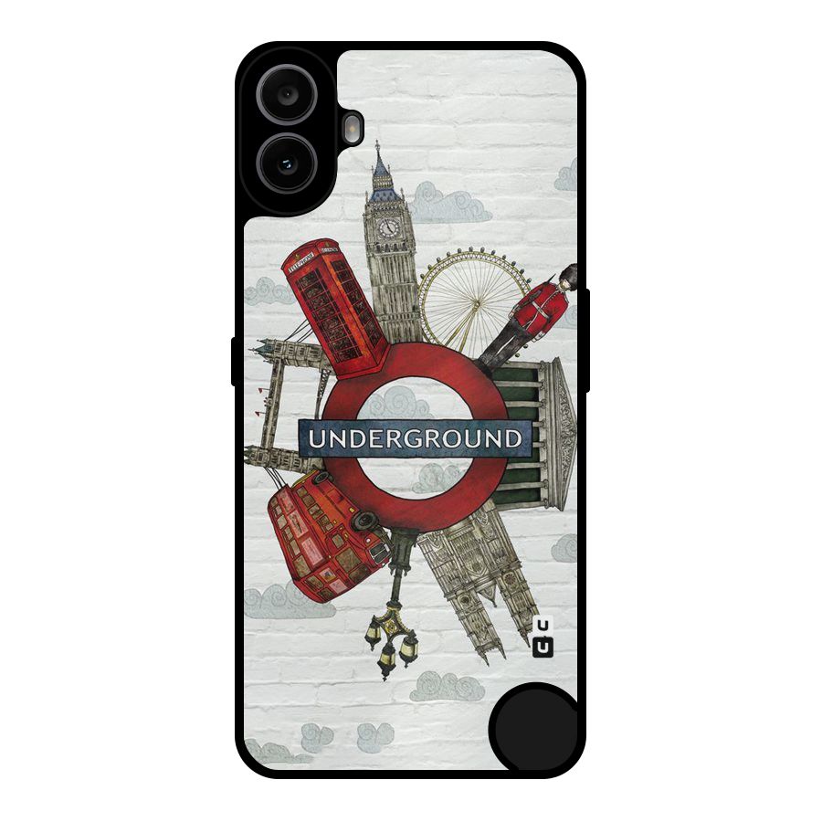 Underground Design Metal Back Case for Nothing CMF Phone 1