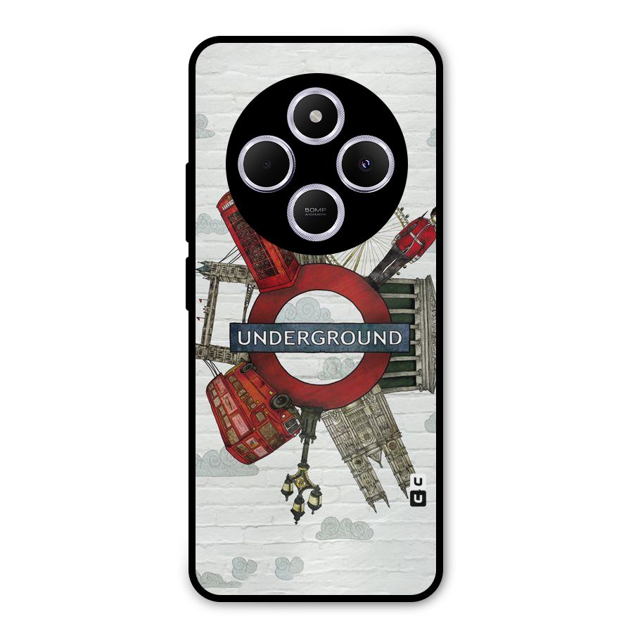 Underground Design Metal Back Case for Poco M7