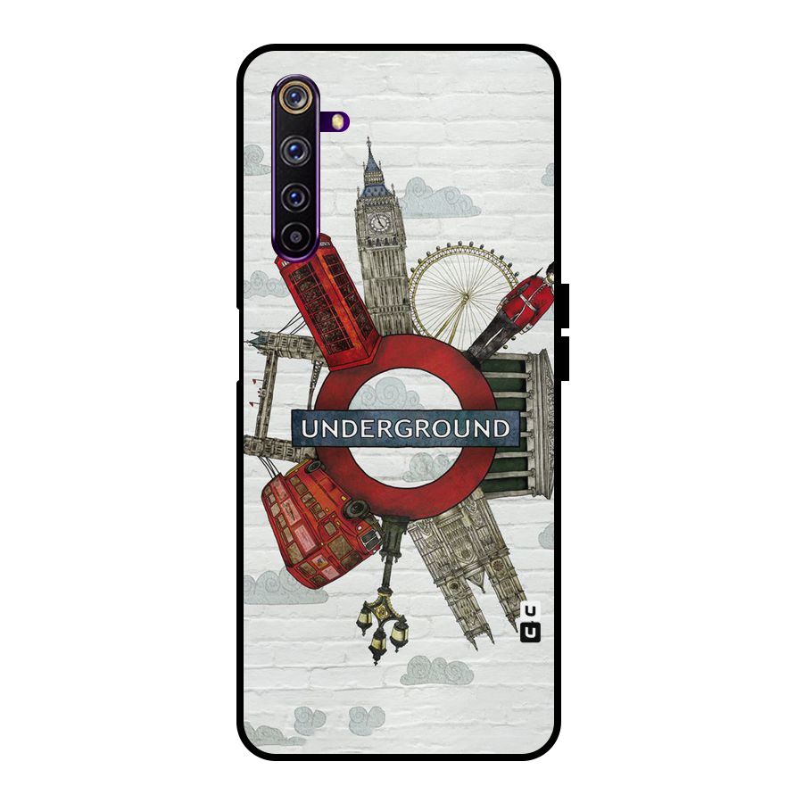 Underground Design Metal Back Case for Realme 6 Pro