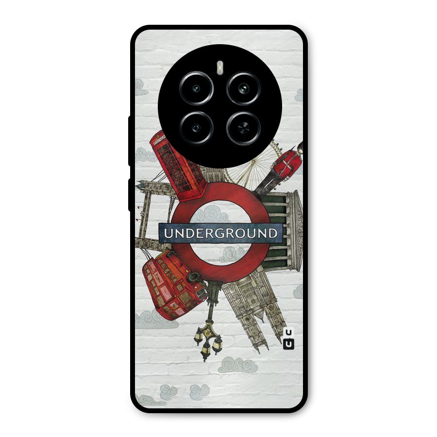 Underground Design Metal Back Case for Realme P1