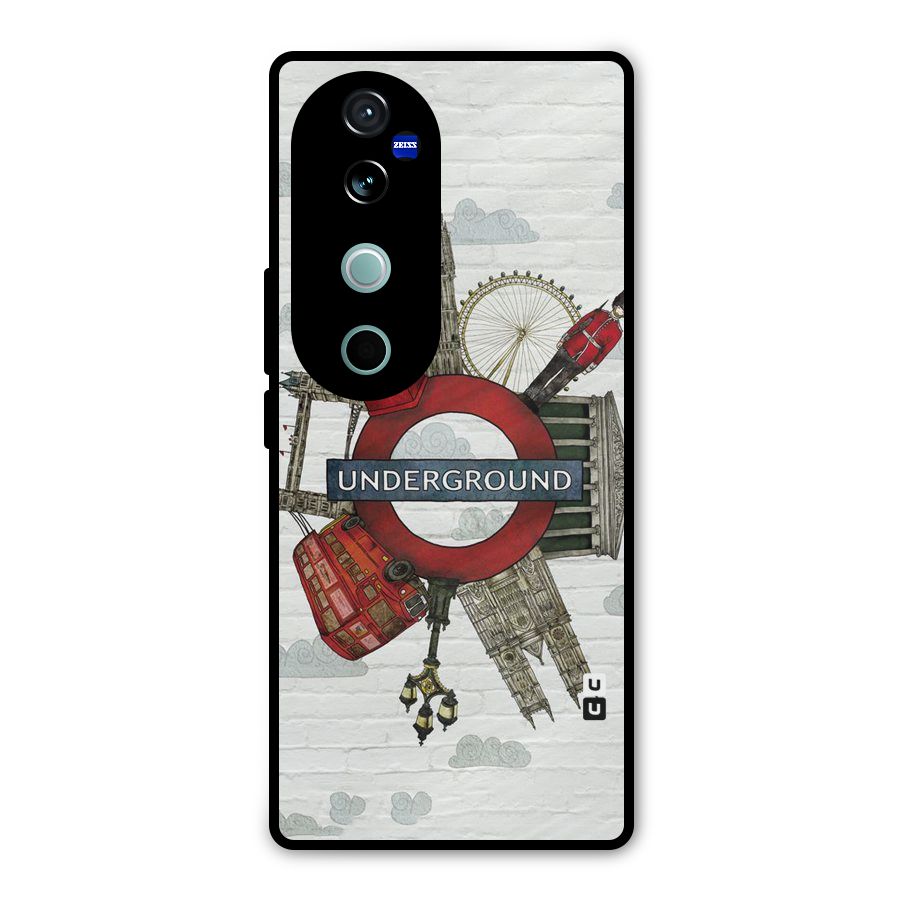 Underground Design Metal Back Case for Vivo V40