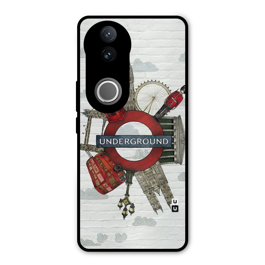 Underground Design Metal Back Case for Vivo V50e