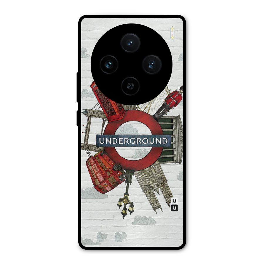 Underground Design Metal Back Case for Vivo X100