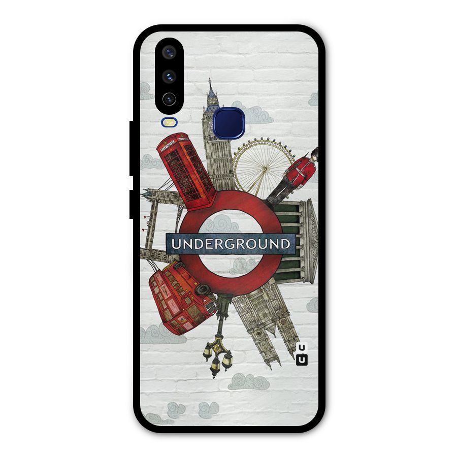 Underground Design Metal Back Case for Vivo Y15