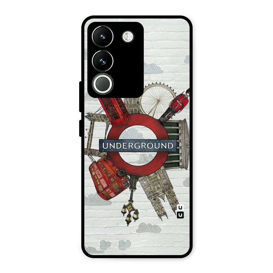 Underground Design Metal Back Case for Vivo Y200