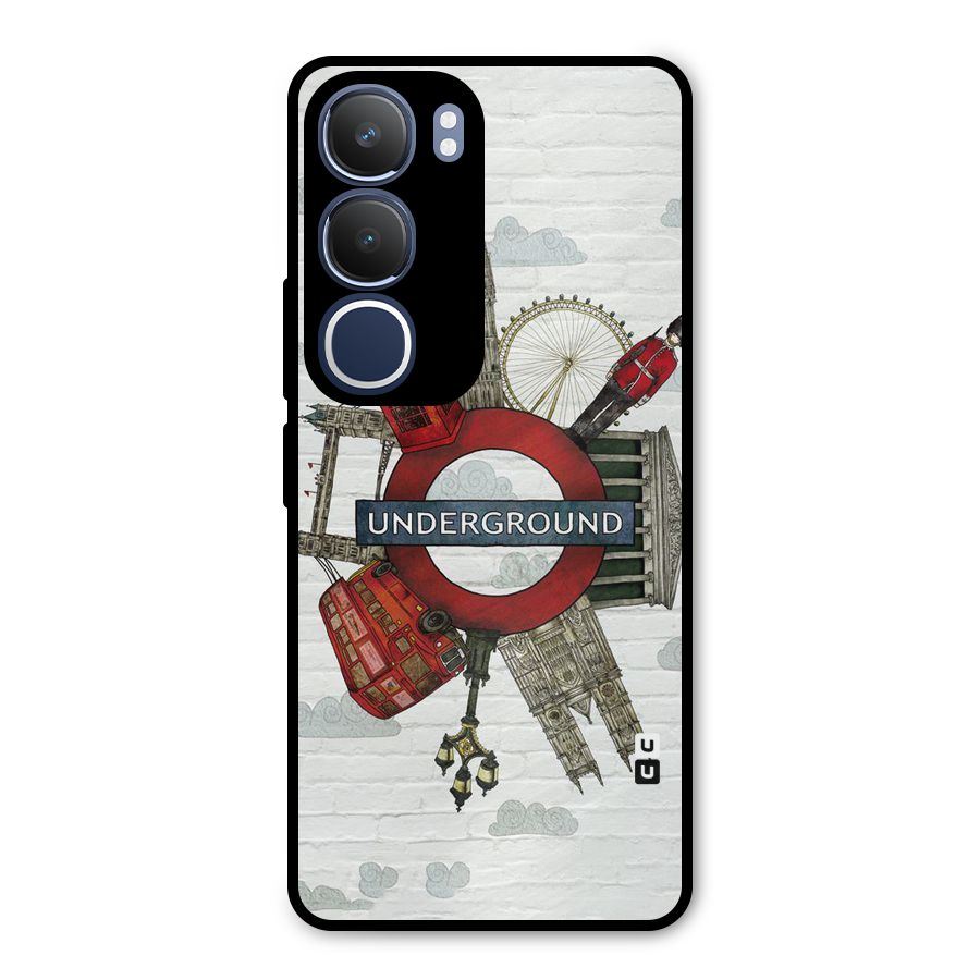 Underground Design Metal Back Case for Vivo Y29
