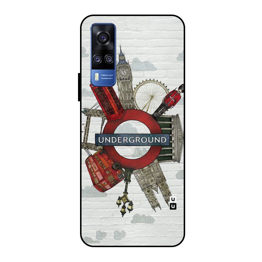 Underground Design Metal Back Case for Vivo Y51