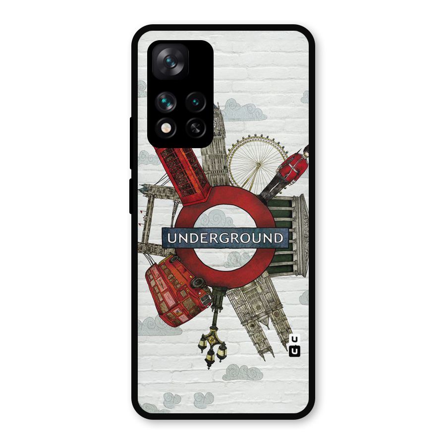 Underground Design Metal Back Case for Xiaomi 11i 5G