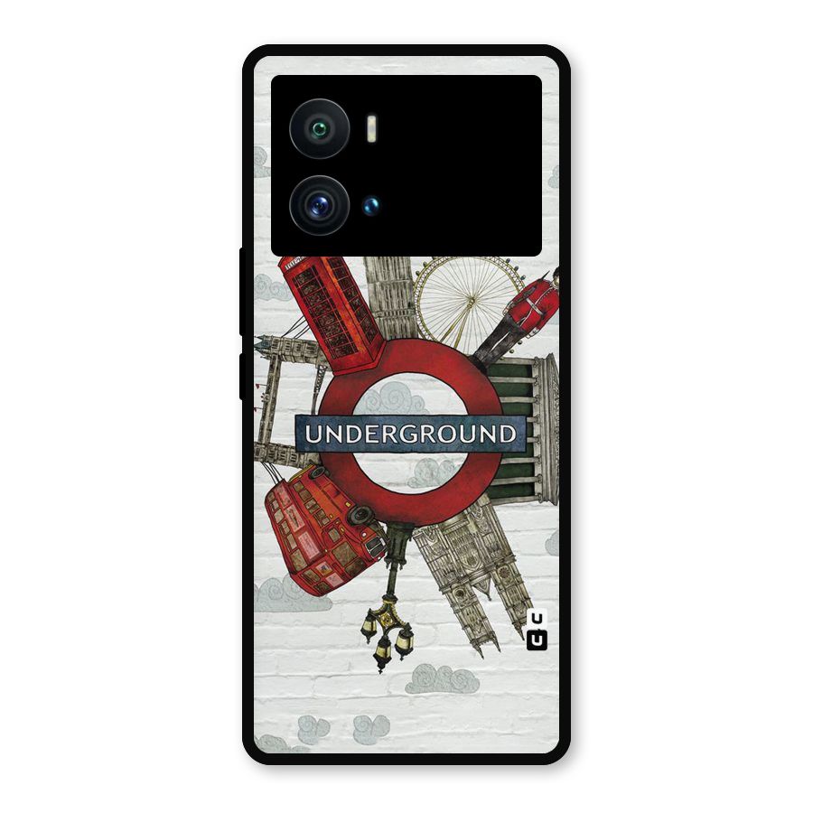 Underground Design Metal Back Case for iQOO 9 Pro