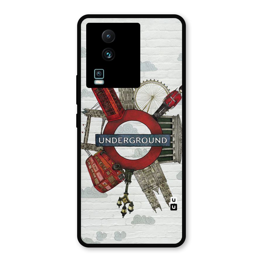 Underground Design Metal Back Case for iQOO Neo 7