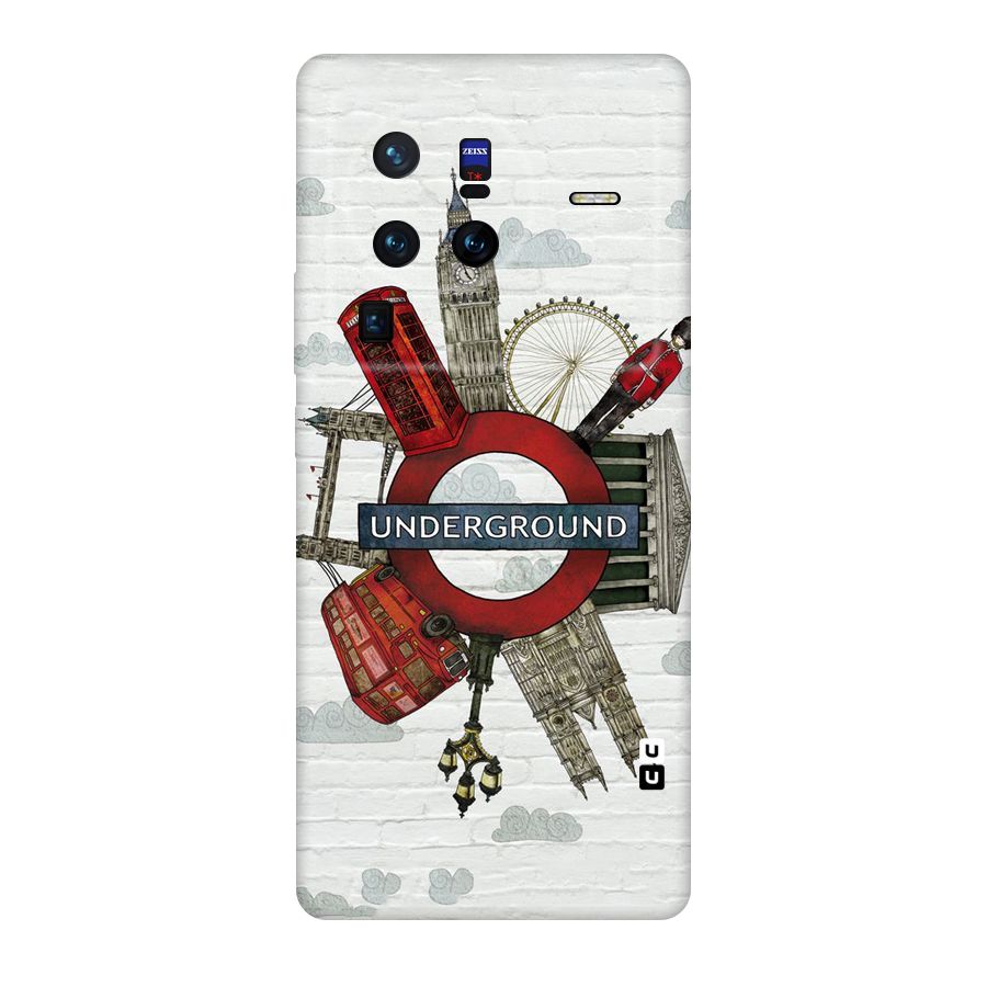 Underground Design Original Polycarbonate Back Case for Vivo X80