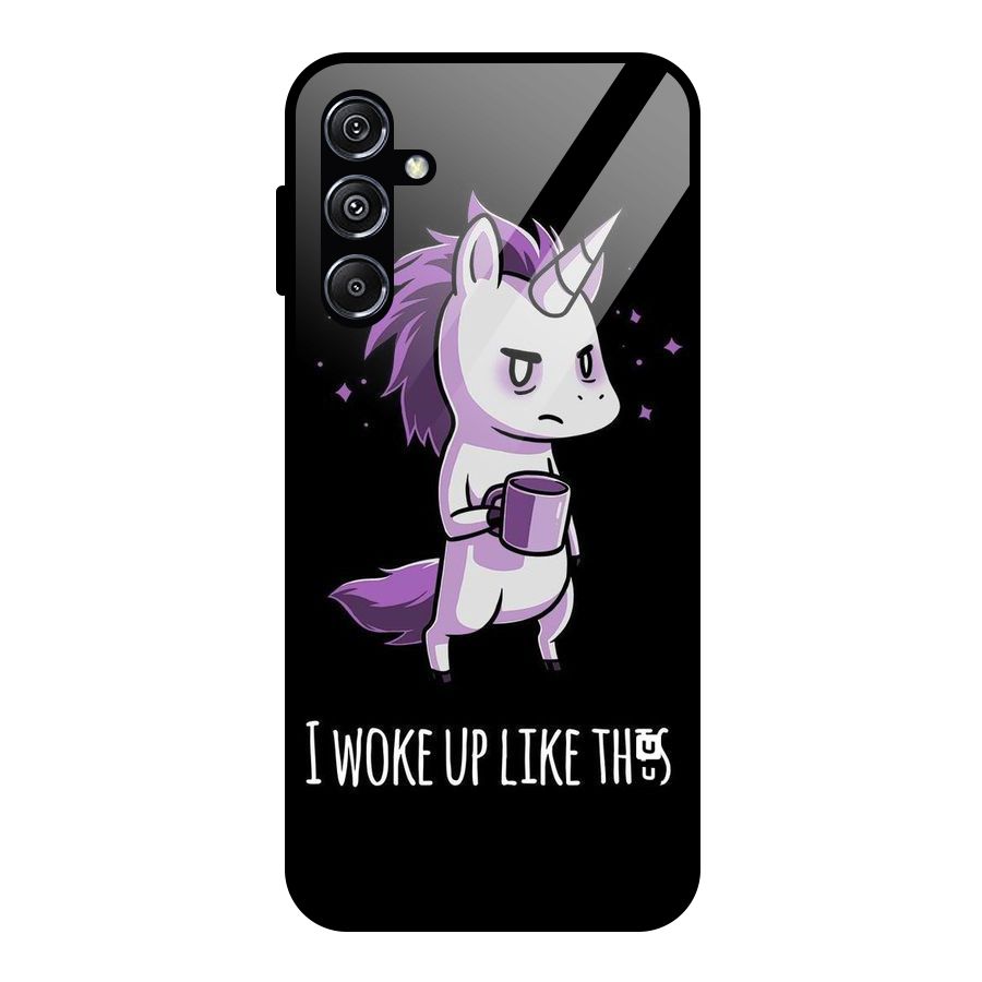 Unicorn Morning Glass Back Case for Galaxy M34 5G