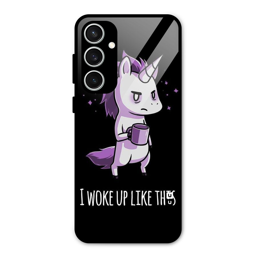 Unicorn Morning Glass Back Case for Galaxy S23 FE