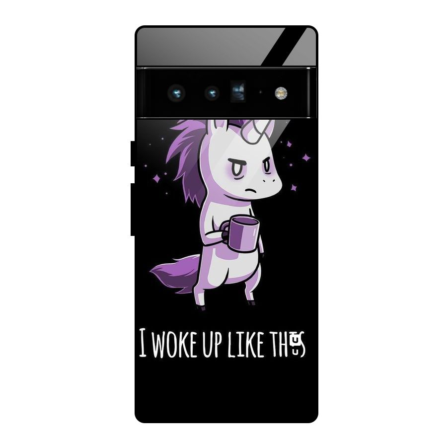 Unicorn Morning Glass Back Case for Google Pixel 6 Pro