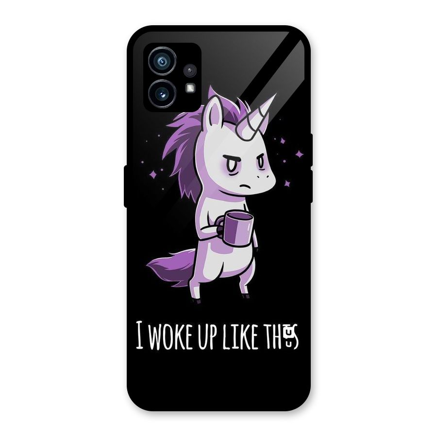 Unicorn Morning Glass Back Case for Nothing Phone 1