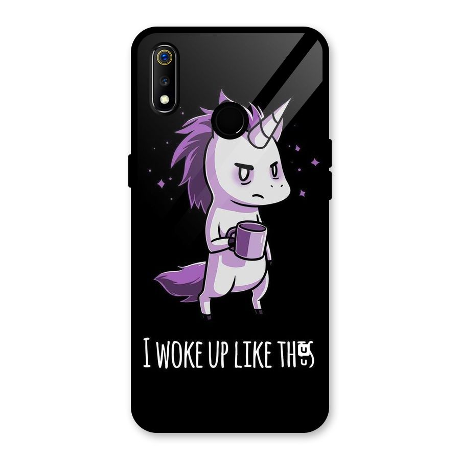 Unicorn Morning Glass Back Case for Realme 3i