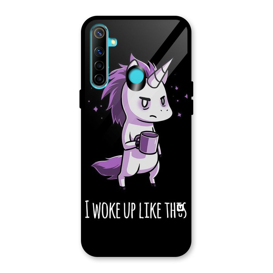 Unicorn Morning Glass Back Case for Realme 5i