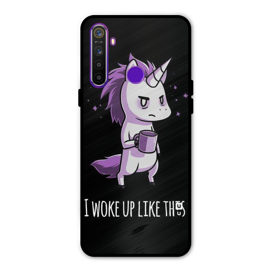 Unicorn Morning Glass Back Case for Realme 5s